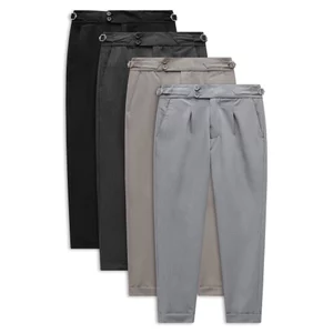 Quần Tây Nam Sidetab Double Loops, Chất Vải Tây Cotton Thoải Mái, QT0024,SOME HOW STORE