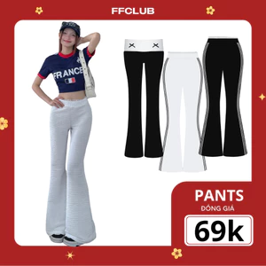 [XẢ KHO] Quần ống loe nữ FFCLUB cực tôn dáng mix