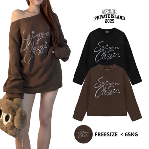 [CÓ TÁCH SET] SET SWEATER KÈM CHÂN VÁY ĐÍNH ĐÁ SAIGON CLASSIC FF MIX