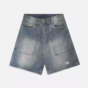 Quần NEEDS OF WISDOM Wide Fit Denim Shorts - Washed Blue - Local Brand Chính Hãng