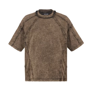 Áo thun washed rã rập - Ivankov Scar Brown Washed T-shirt
