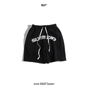 Quần Short Nỉ Chân Cua SLY Starburst màu Đen