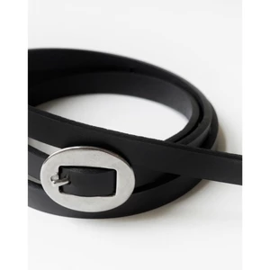 HYPNOTISM | "CIRCLE LEATHER BELT'' - Thắt lưng da khóa tròn