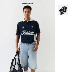 [RESTOCK] Áo Polo Nam Oversize Deep Blue, Chất Vải Cá Sấu Mắt Chim Thoải Mái, PL0185, SOME HOW STORE