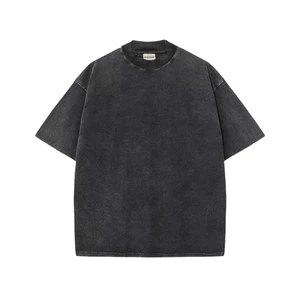 Áo thun trơn BASIC WASH HIGHCLUB form oversize màu ĐEN/NÂU - unisex