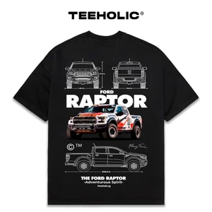Áo Thun Nam Nữ TEEHOLIC Cotton Cao Cấp Xe Hơi Raptor Phong Cách Retro Y2K - THSI111