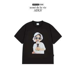 Áo Thun ADLV Baby Face Icecream Girl Sleeve Đen (Overseas & Domestic Exclusive) - Hàng chính hãng
