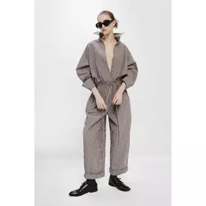 HIGHCHIC - UNSAID COLLECTION - CLAY GREY JUMPSUIT LINEN - THIẾT KẾ CAO CẤP