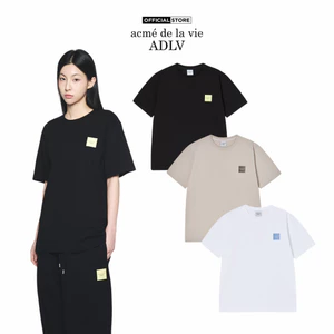 Áo Thun ADLV Box Basic Logo Dáng Standard Màu Đen/Be/Trắng - Hàng chính hãng