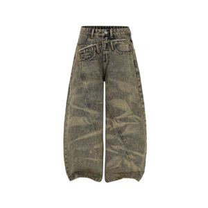 Quần baggy jeans hai lưng AMBER DOUBLE DARE DENIM PANTS Melancholy
