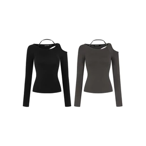 Áo tay dài khoét lưng MELANIE LONGSLEEVE TOP Melancholy