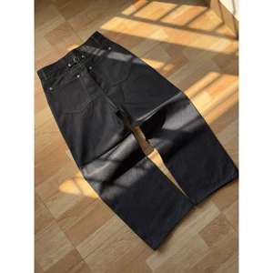 QUẦN JEAN FORM BAGGY RAW DENIM 13oz – THEBROTHERS | Heritage Back Cinch BAGGY DENIM