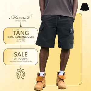 Quần Short MVRK Initial Unisex Vải Dù Siêu Nhẹ Thoáng Mát