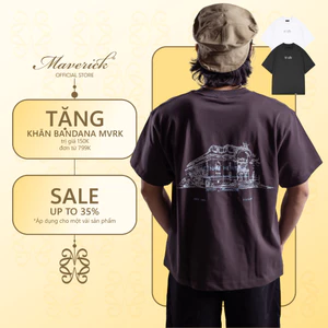 Áo thun MVRK SaiGon The Opera House Unisex Form Boxy 250 GSM 100% Cotton Style