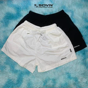 Quần Đùi Nam Nữ Vải Dù Active Short SDVN - Form Cải Tiến Ống Dài Rộng, Lưng Thun Co Giãn Thoải Mái