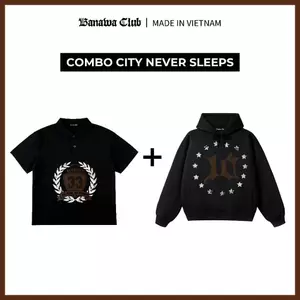[COMBO TIẾT KIỆM] Banawa Combo 2 Áo Hoodie Zip Áo Polo Chất Liệu Cotton Fearless Champion Academy Combo Unisex