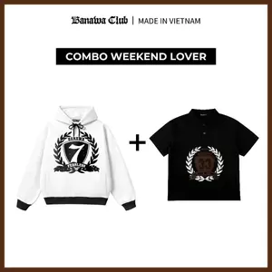 [COMBO TIẾT KIỆM] Banawa Combo 2 Áo Hoodie Áo Polo Chất Liệu Cotton Fearless Âcdemy Combo Unisex
