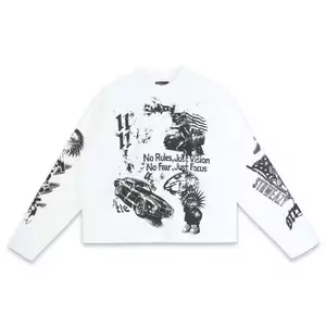 ÁO SWE ALLGAS WAFFLE L/S TEE - WHITE