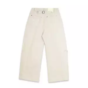 QUẦN SWE BELTED WIDE PANTS - BEIGE