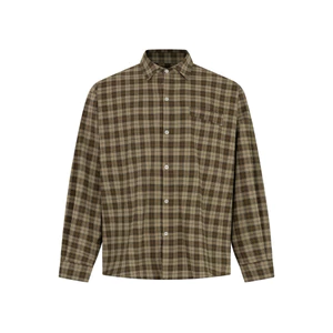 OUTBREAK - ÁO SƠMI DÀI TAY HOẠ TIẾT CARO *BASIC LONG SLEVEED CARO SHIRT*