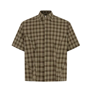 OUTBREAK - ÁO SƠMI NGẮN TAY HOẠ TIẾT CARO *FRAGMENTS CARO SHIRT*
