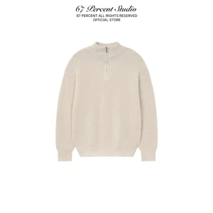 Áo Len Tay Dài Cổ Đứng Half Zip 67PERCENT/67% - HALF ZIP SWEATER