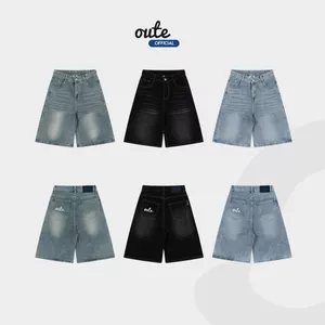 Quần Jean Lửng Outerity Denim Wash Ống Rộng / Form Unisex LocalBrand