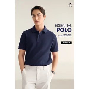 [🔥HOT] Áo Polo Tay Ngắn Nam Thêu Logo Phối Cổ Form Fitted - Routine 10F25POL005