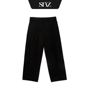 Quần Âu Trousers SNAZZY Unisex Nam Nữ Chất Liệu Kaki Chính Hãng - CLASSIC BLACK