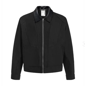 Áo Kaki Rã Rập Dày Dặn - Ivankov Pattern Khaki Zip Up Jacket