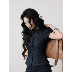 KIDO - Áo sơ mi cổ tròn tay phồng KEISHA TOP