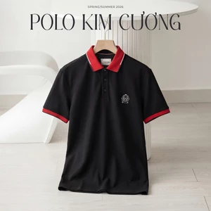 [LUXURY ITEM] Áo nam TORANO POLO KIM CƯƠNG chất liệu Mercerized Cotton cao cấp thoáng khí tối ưu GSTP643