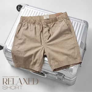 Quần short kaki nam SMART KHAKI SHORTS TORANO dáng basic cạp chun bền màu FSBK010
