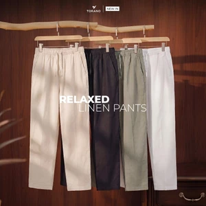 Quần đũi dài LINEN PANTS TORANO basic mềm mại, thoáng mát HABI801