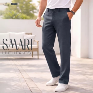 Quần đũi dài SMART LINEN PANTS TORANO basic mềm mại, thoáng mát HABI800