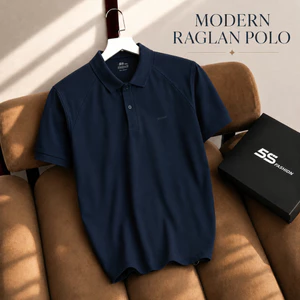 Áo Polo Nam MODERN RAGLAN 5S FASHION Mùa Hè, Mềm Mát, Lịch Lãm, Sang Trọng M0APC26100