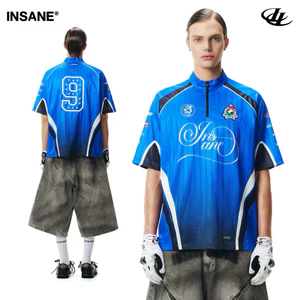 Áo Thun Thể Thao InsaneClo MILANO JERSEY Form Oversized Unisex Chất Liệu Polyester Nhập Khẩu