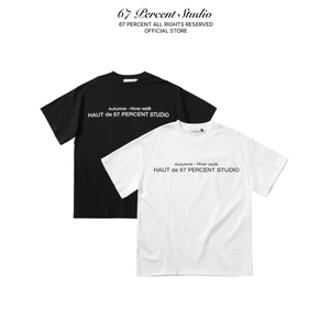 Áo Thun Oversize Hình In Sắc Nét Unisex 67PERCENT/67% - AUTUMNE T-SHIRT