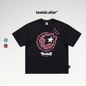 Áo Thun Teelab Alter TI-STAR Leopard Semi-Oversized Cotton Tee TS383