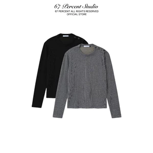 Áo Tay Dài Vai Có Nút Cách Điệu 67PERCENT / 67% - SHOULDER BUTTON SHIRT