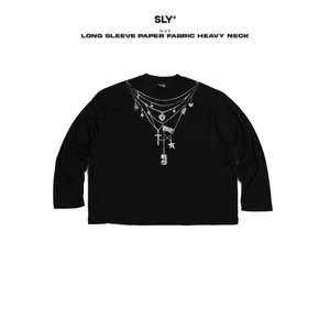 Áo thun giấy SLY Long Sleeve Paper Heavy Neck
