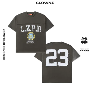 Áo phông L.Z.P.D No.23 Raw Cut T-shirt - Loudzone by ClownZ - Vải cotton 250 gsm cao cấp