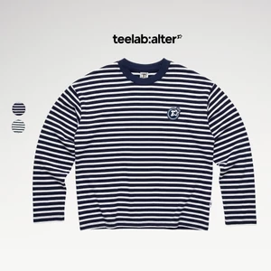 Áo Thun Teelab Alter Striped Basic Oversized Cotton Tee TS402