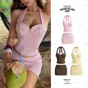 [CÓ MÃ TRONG VIDEO-LIVE]  ÁO YẾM DÁNG CORSET CHIẾT EO KÈM CHÂN VÁY DÁNG ÔM BERRY