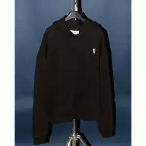 Eleven - Áo Nỉ Hoodie Unisex Nam Nữ Thêu 11 | Màu Đen