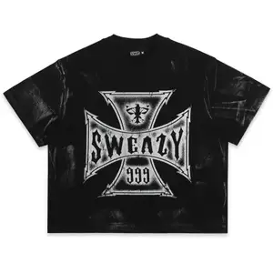 ÁO SWE CROSS BOXY TEE - BLACK
