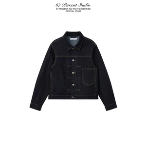 Áo Khoác Jeans Có Đai Rút Điều Chỉnh 67PERCENT/67% - TOKYO WORK DENIM