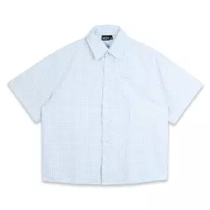 ÁO SWE GRID WORK SHIRT - BLUE