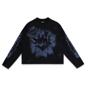 ÁO SWE ROYAL WAFFLE L/S TEE - BLACK
