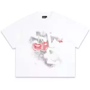 ÁO SWE CHERRY BOXY TEE - WHITE